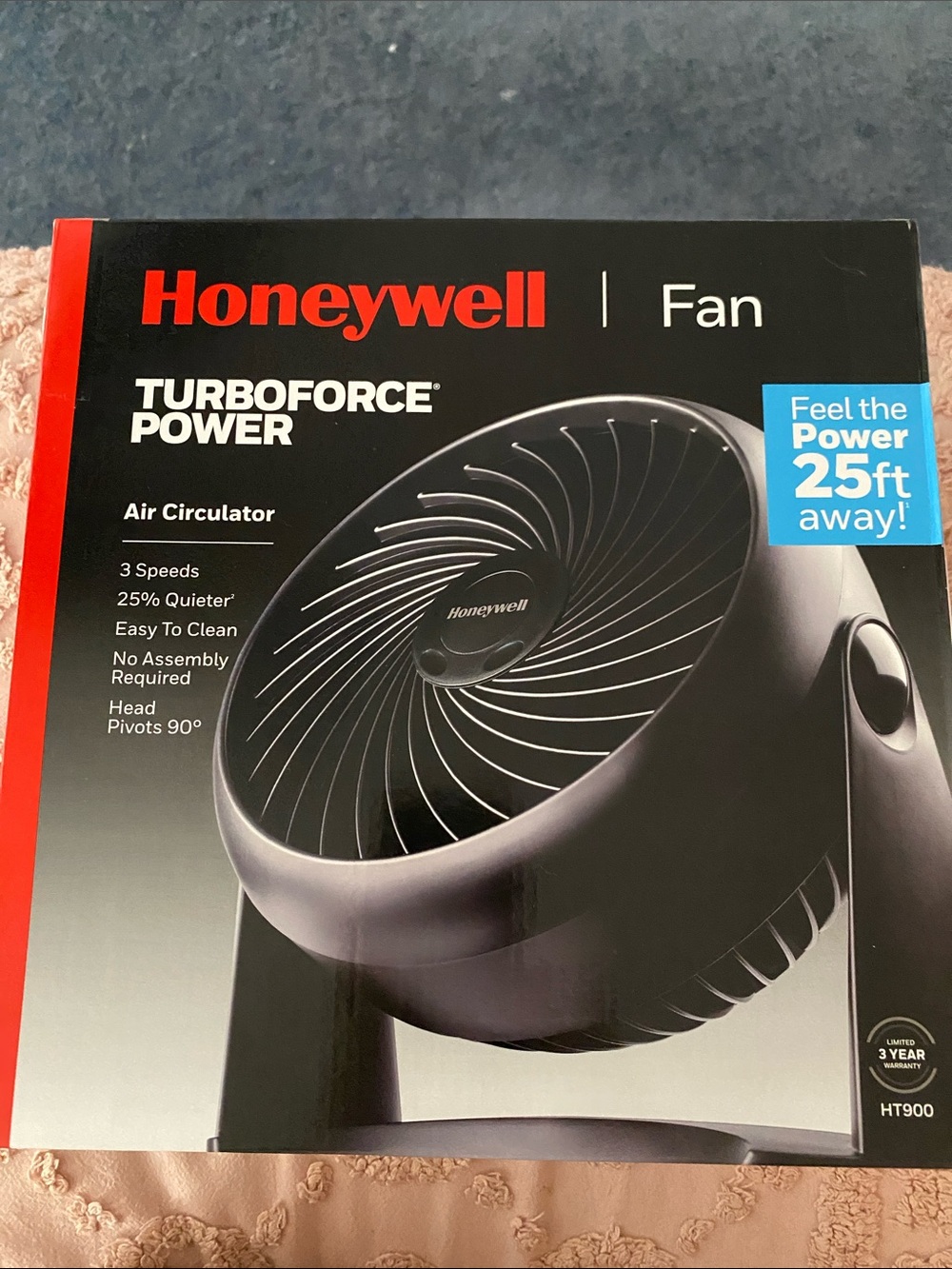 Honeywell TurboForce Power Air Circulator Fan - Black